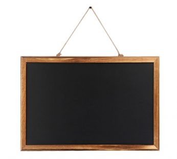 Hanging Wooden Blackboard