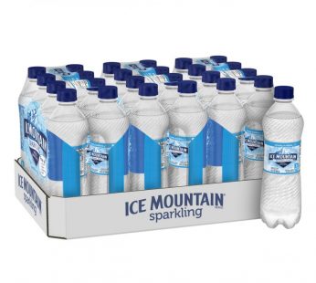 Ice Mountain Sparkling Water, Simply Bubbles, 16.9 oz. Bottles (24 Count)